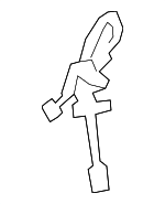 T4N3155 - : Door Latch Cable for Jaguar Image