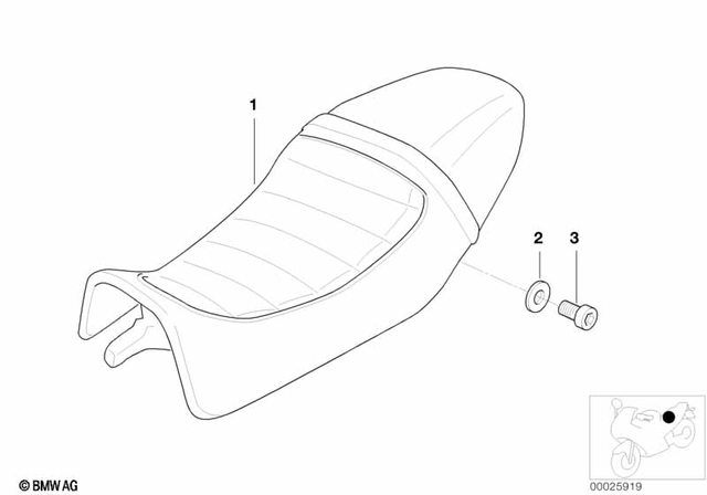 7149180923 - Seats and Seat Bench: Washer - 8.4X18X2mm for BMW-Motorrad Image