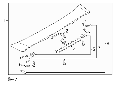Spoiler for 2003 Mazda Protege #0
