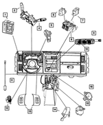 5016709AA - Electrical: Multifunction Switch for Mopar Image
