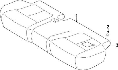 Rear Seat Components for 2025 Mitsubishi Eclipse Cross #2