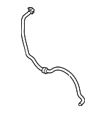 5M6Z8075AD - Cooling System: Engine Coolant Overflow Hose for Ford: Escape | Mercury: Mariner Image