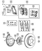 1BP02717AA - Brakes: Brake Hub And Bearing, Bproauto for Ram: 1500, 1500 Classic Image