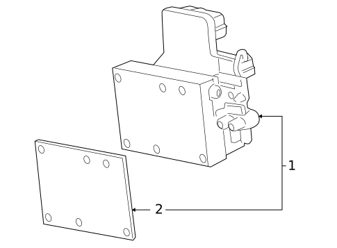 ABS Components for 2010 Hummer H3T #0