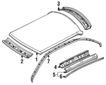 7631060U00 - Body: Side Rail for Infiniti Image