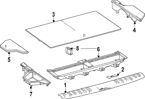 Interior Trim - Rear Body for 2025 Toyota 4Runner #0