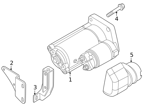Starter for 2003 Volvo S40 #0