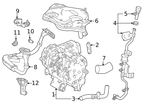 Motor & Components for 2025 Toyota Mirai #0