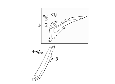 INTERIOR TRIM - QUARTER PANELS for 2011 INFINITI M37 #0