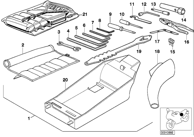 71117659365 - : Car Tool - K1200rs for BMW-Motorrad Image