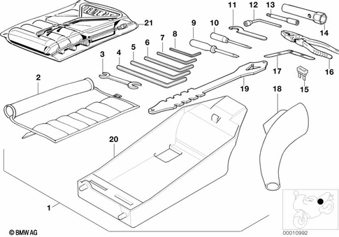 Car Tool for 2003 BMW-Motorrad K 1200 RS #0