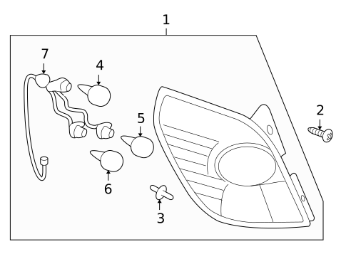 Tail Lamps for 2008 Saturn Vue #0