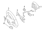 9946400139107 - Steering: Cover for Mercedes-Benz Image