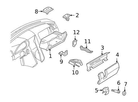 Instrument Panel for 1994 Mercedes-Benz C 280 #1