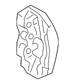 34117845747 - Brakes: Caliper for BMW Image