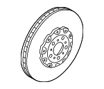 34112284101 - Brakes: Rotor for BMW Image