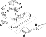 1HM253087B - Exhaust: Front Pipe for Volkswagen: Cabrio, Golf, Jetta, Passat Image