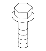 21821C5000 - Engine: Front Mount Bracket Bolt for Kia: Carnival, Optima, Sedona, Sorento, Sportage Image