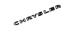 4805159AA - Body: Nameplate for Chrysler: 300M, Cirrus, Concorde, LHS Image