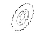 ZM0111408 - : Crankshaft Pulley Plate for Mazda: Protege Image