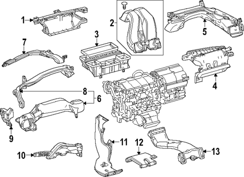 Ducts for 2025 Lexus RX350h #1