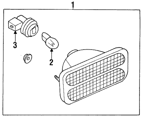 Backup Lamps for 1993 Nissan Quest #0