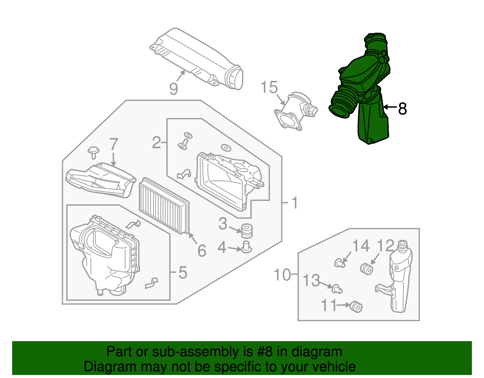 2003-2008 Infiniti FX35 Air Duct 16576-CG00A | OEM Parts Online