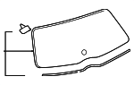 681050D390 - Body: Lift Gate Glass for Toyota Image