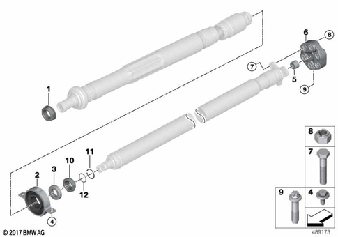 Prop Shaft, Single Components for 2019 BMW 228iX #0