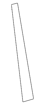 7572630030 - Body: Frame Molding for Lexus: GS F, GS Turbo, GS200t, GS300, GS350, GS450h Image