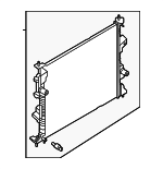 RAD316 - Belts &amp; Cooling: Motorcraftâ„¢ Radiator for Ford Image