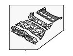 65510B1000 - Body: Center Floor Pan for Hyundai Image