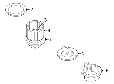 Motors, Core, Case & Related Components for 2006 Mercury Mariner #1