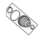 2973500601 - Universals &amp; Rear Axle: Cv Joint Boot Kit for Mercedes-Benz Image