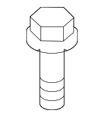1125306167B - Body: Bumper Cover Bolt for Hyundai: Azera, Veracruz Image