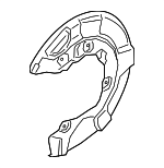 34206871341 - Brakes: Splash Shield for BMW: 230i, 230i xDrive, 330e, 330e xDrive, 330i, 330i xDrive, 430i, 430i Gran Coupe, 430i xDrive, 430i xDrive Gran Coupe, i4, M2, M240i, M240i xDrive, M340i, M340i xDrive, M440i, M440i Gran Coupe, M440i xDrive, M440i xDrive Gran Coupe, Z4 Image