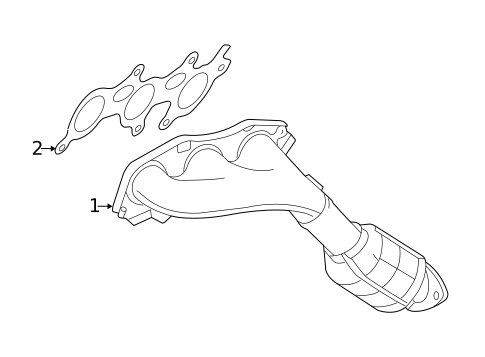 Exhaust Components for 2024 Lexus IS300 #1