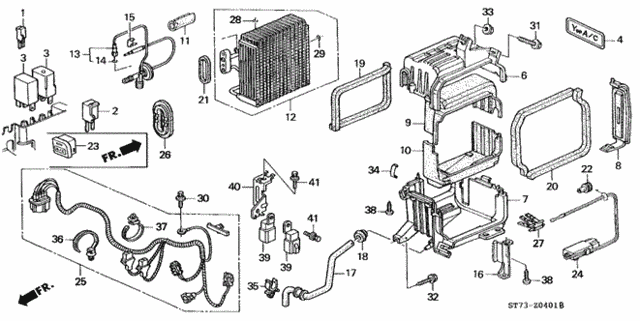 A/C Unit (4) for 1998 Acura Integra #0