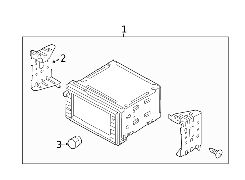 NAVIGATION SYSTEM COMPONENTS for 2014 Kia Sedona #0