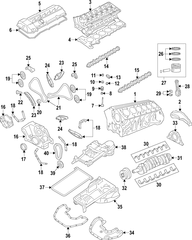 11148483793 - Engine: Rear Cover for BMW Image