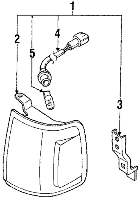 Side Marker Lamps for 1992 Isuzu Pickup #0