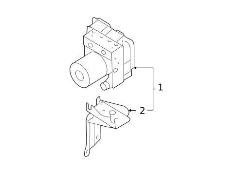 ABS Components for 2009 Hyundai Santa Fe #0