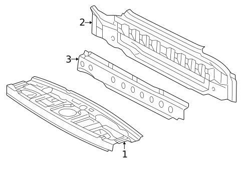 Rear Body for 1999 Lexus ES300 #0