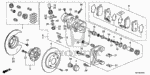1473SV4010 - Chassis: CALIPER SET, RR. for Honda Image