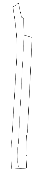 1K0831307J - Body: Front Retainer for Volkswagen: GTI, R32, Rabbit Image