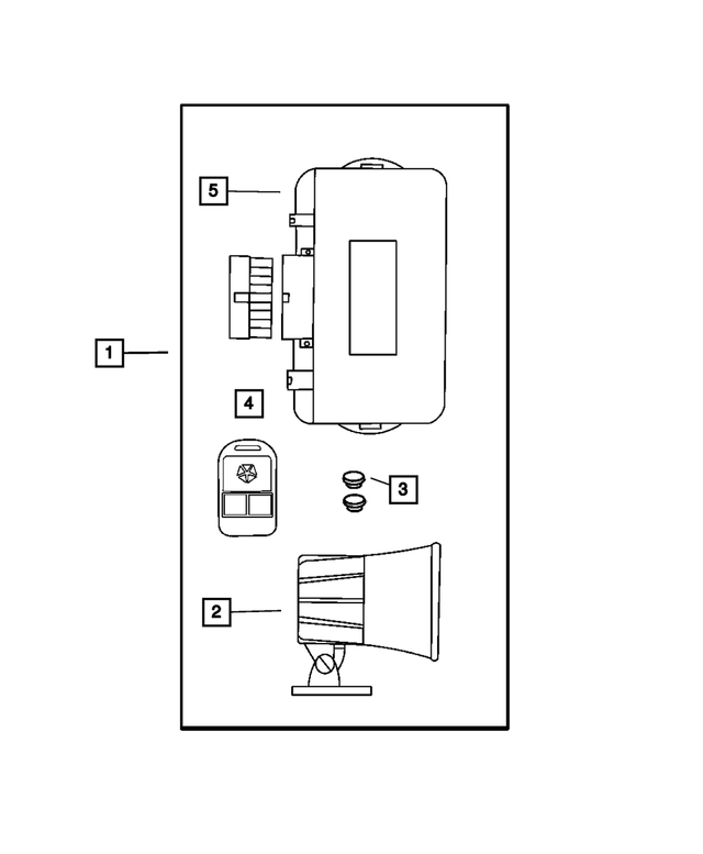 « 5012164AA – Mopar Accessories - Component Parts : Antivol Module pour Mopar Image »