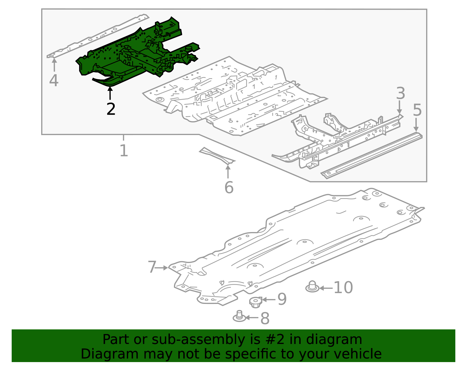 Side Frame Assembly 65110-TWA-315ZZ - Frame Side Member Assembly Honda Parts Online