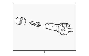 407706RA0A - : Tire Pressure Monitoring System (TPMS) Sensor Valve Assembly for Nissan: Altima, ARIYA, Frontier, LEAF, Murano, Pathfinder, Rogue Image
