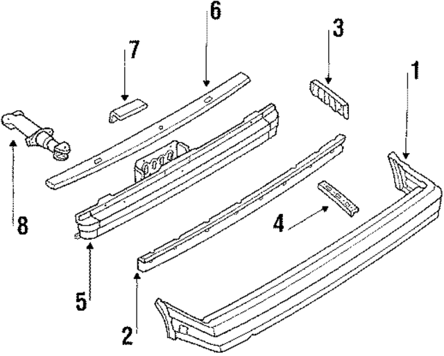 85210D1600 - : Energy Absorber for Nissan Image