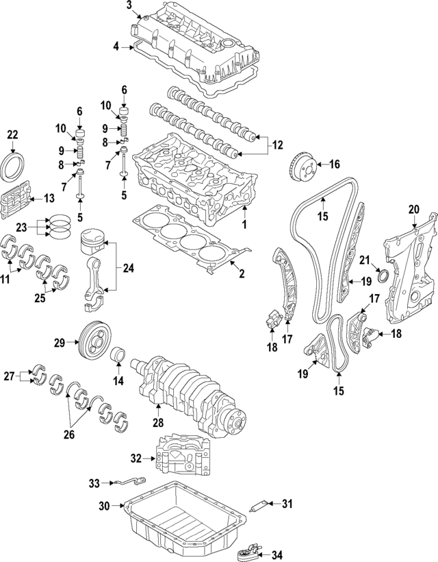 4884804AA - Engine: Valve Springs for Mopar Image